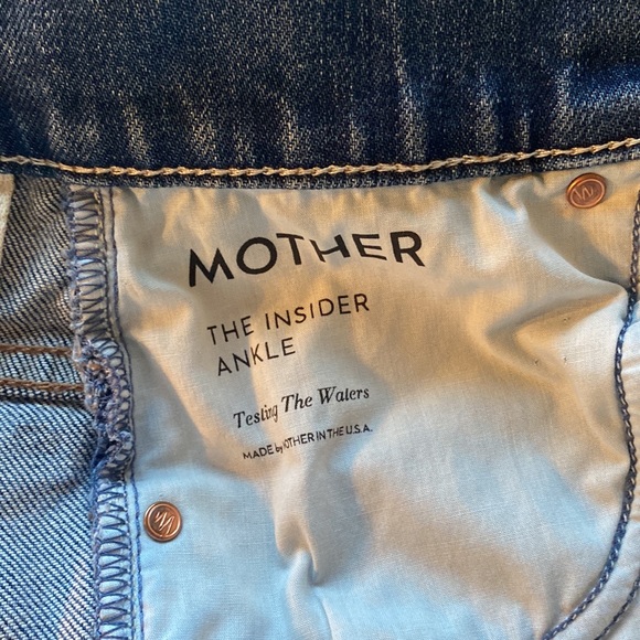 MOTHER Insider Ankle Jean in Testing The Waters Size 26 - Picture 9 of 10
